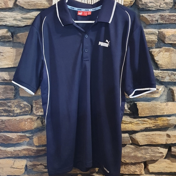 Puma Other - Size M Puma navy blue polo shirt